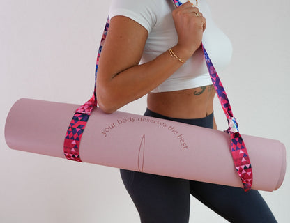 LE TAPIS DE YOGA INNOVANT EN FIBRES DE COCO incl. SANGLE